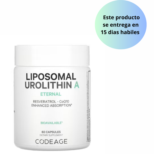 Codeage, Liposomal Urolithin A, Eternal, 60 Capsulas