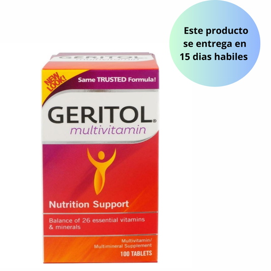 Geritol Multivitaminico 100 tabletas