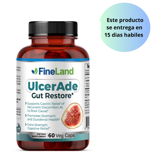 UlcerAde Gut Restore 60 capsulas vegetarianas - Fineland