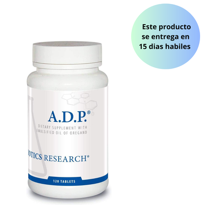 A.D.P complemento dietetico con aceite emulsionado de oregano , 120 capsulas