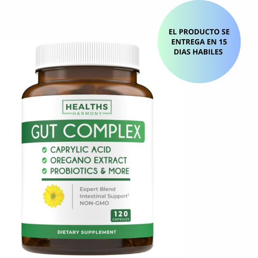 Healths Harmony - Gut complex (Candida Support) , 120 capsulas