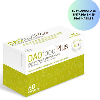 DR Healthcare DAOfood Plus - 60 cápsulas