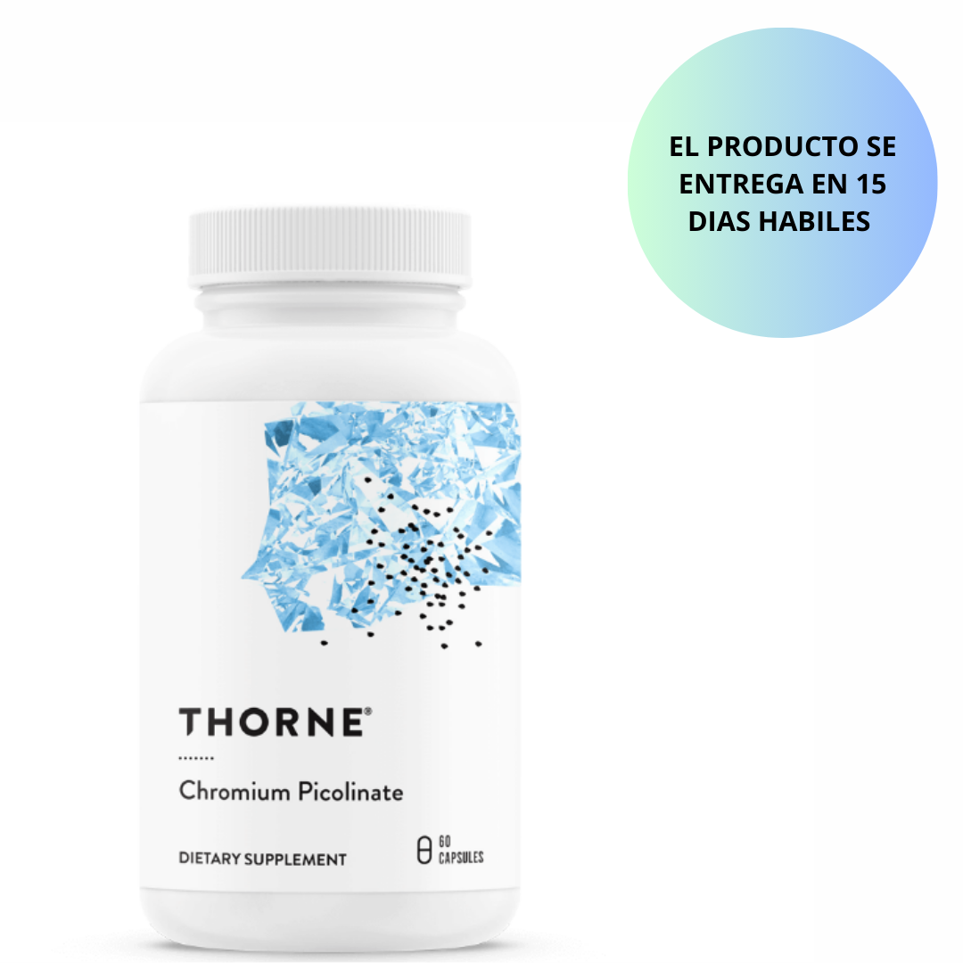 Thorne, Chromium Picolinate 500mcg - 60 capsulas