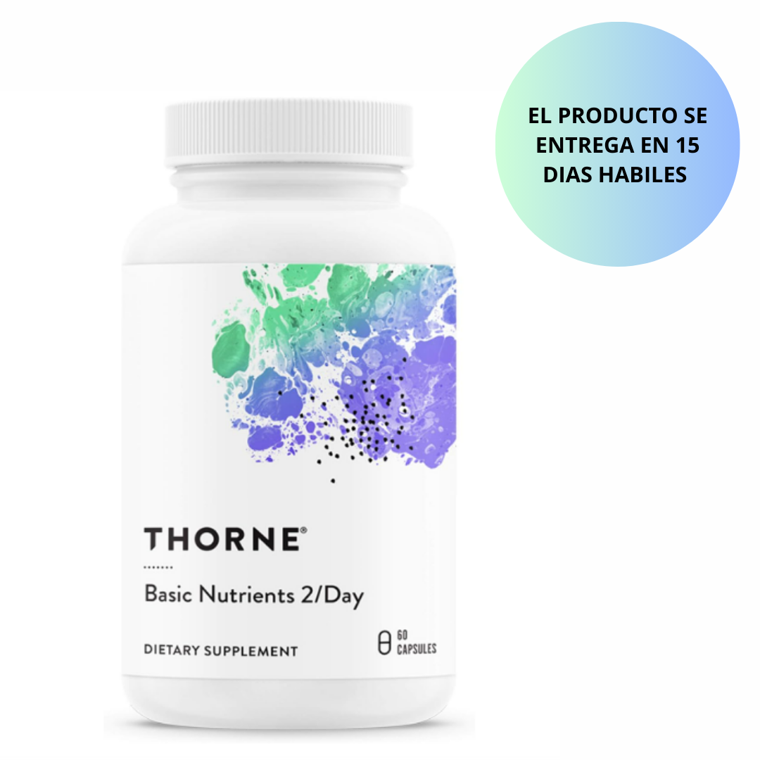 Thorne- Basic Nutrients 2/day , 60 capsulas