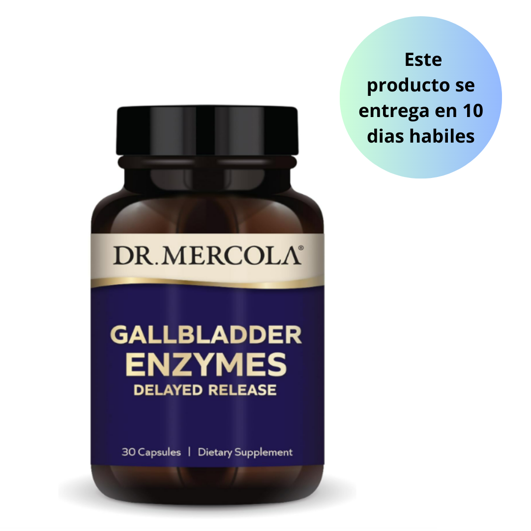 Dr. Mercola Suplemento dietético de enzimas de vesícula biliar , 30 capsulas