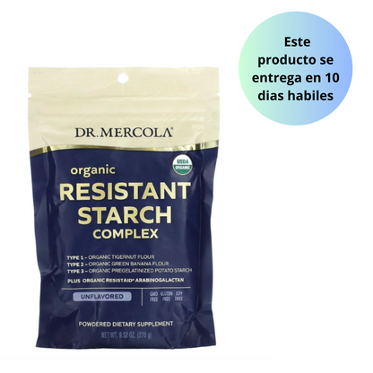 Dr. Mercola Complejo de almidón orgánico resistente sin sabor , 270g