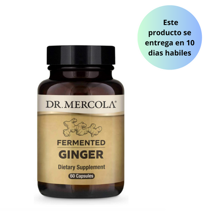 Dr. Mercola, Suplemento dietético orgánico de jengibre fermentado , 60 capsulas