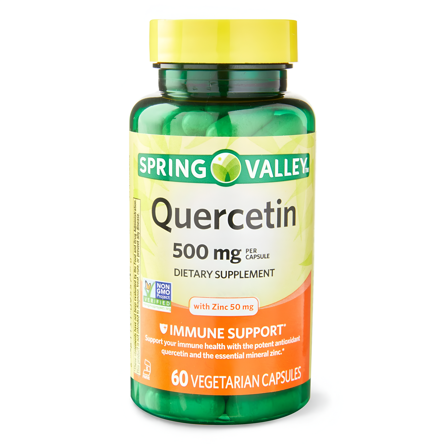 Quercetin 500mg , 60 capsulas vegetarianas - Spring Valley