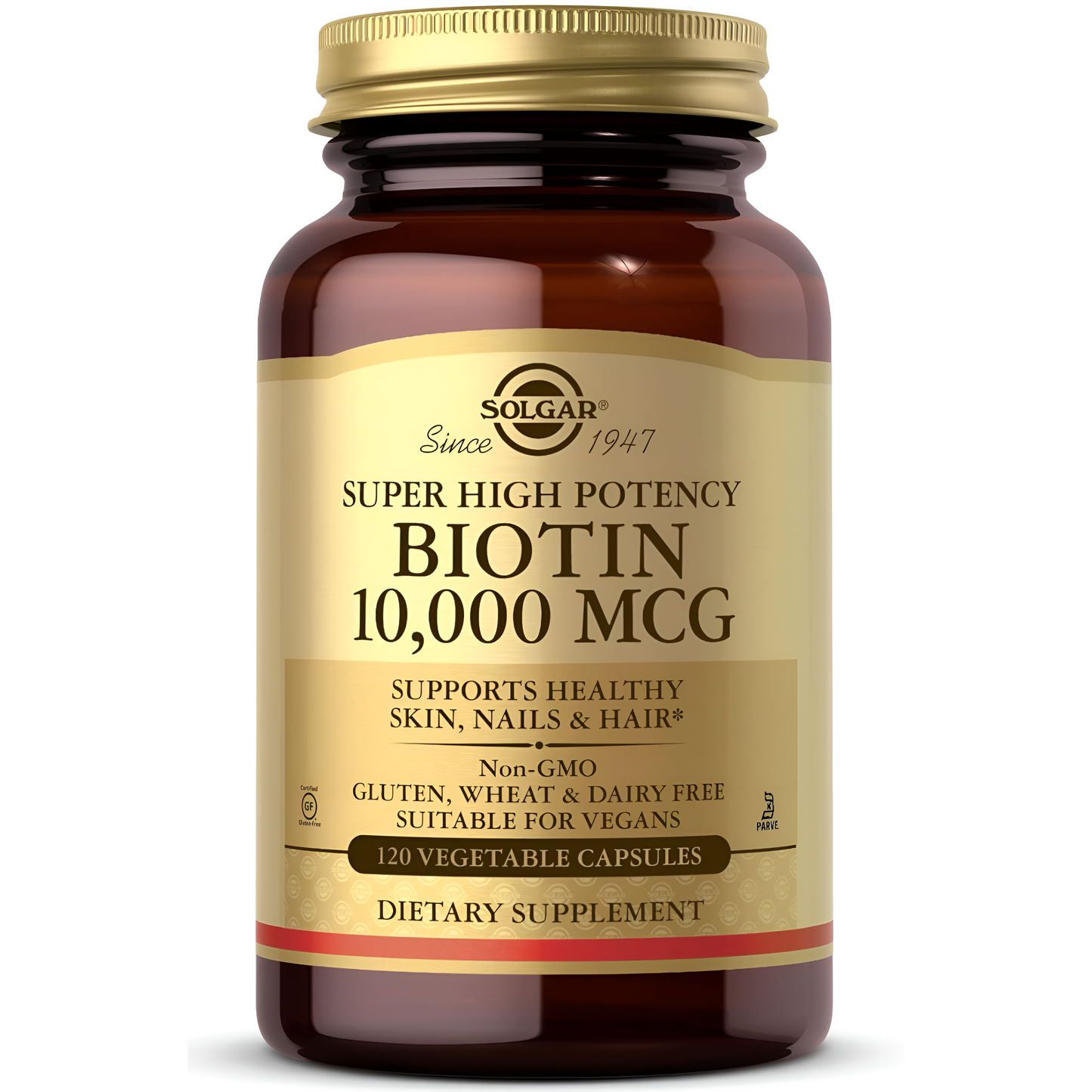 Solgar Biotina 10,000 mcg- 120 capsulas vegetables