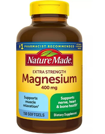 Nature Made extra fuerte magnesio 400 mg , 150 capsulas