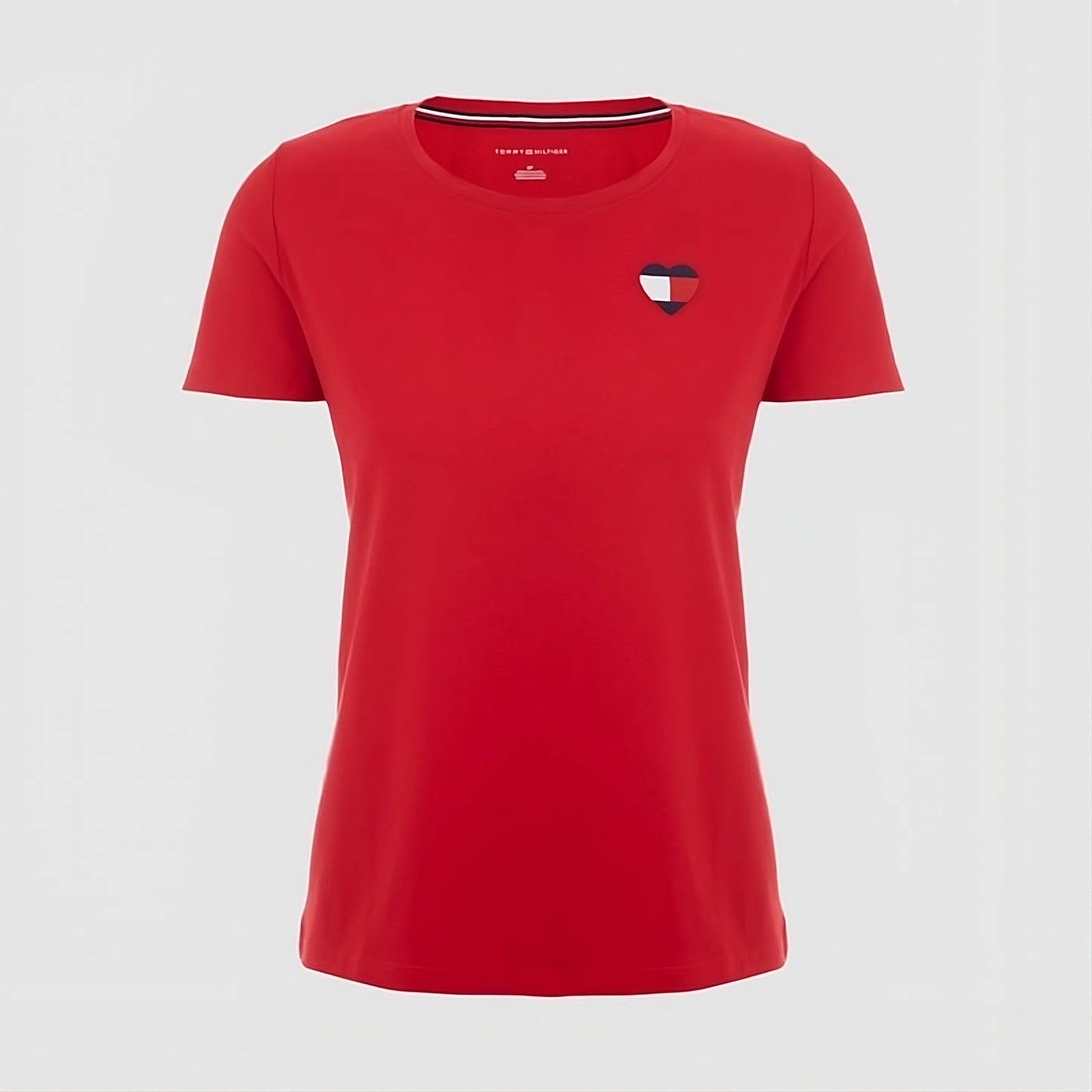 Camiseta Tommy Hilfiger  con Logo de Cuello Redondo para Mujer