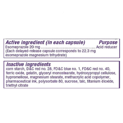 Nexium 24 HR 20mg 42 cápsulas