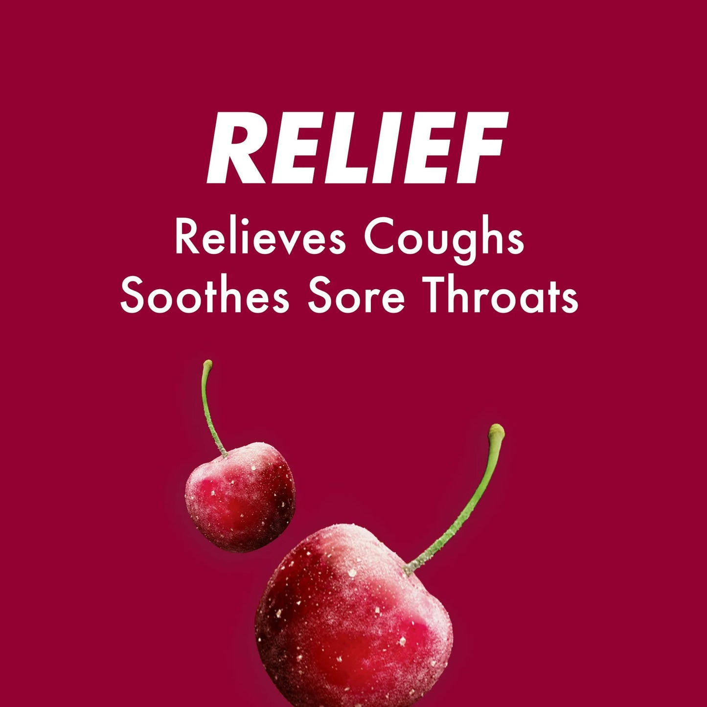 HALLS RELIEF Cough & Throat - Caramelos para Alivio de Tos, 30 caramelos sabor CHERRY