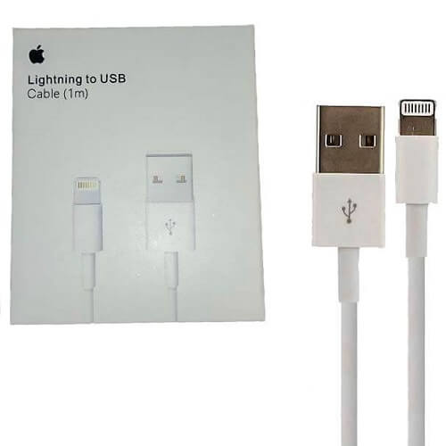 Apple original charger cable , lighting to USB cable 1m de largo