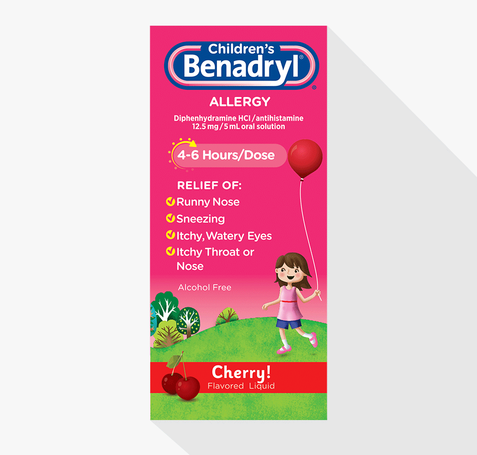 Children's BENADRYL® Allergy - Jarabe para el alivio de la alergia con difenhidramina CIH, niños