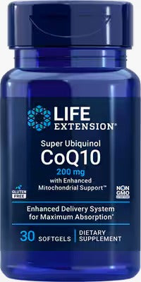 Life Extension Super Ubiquinol CoQ10 200mg , 30   Capsulas