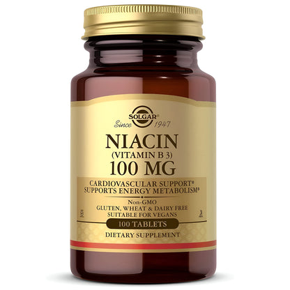 Solgar Niacina (Vitamina B3) en tabletas