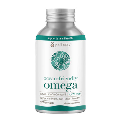 Youtheory Ocean Friendly Omega, 120 Softgels