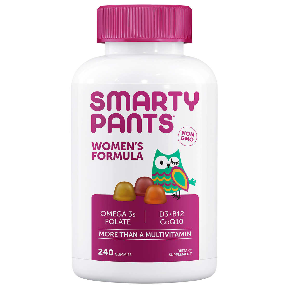 SmartyPants Women's Formula Multivitamínico para mujeres 240 gomitas