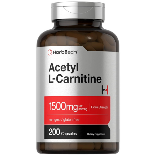 Horbaach Acetyl L-Carnitina 1500mg | 200 Cápsulas