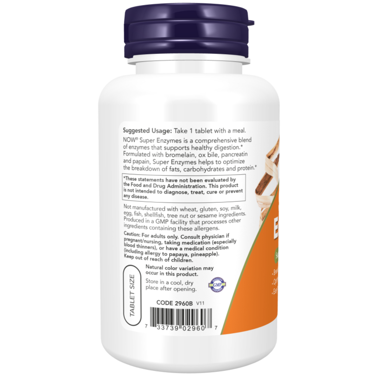 NOW Super Enzymes 90 TABLETAS