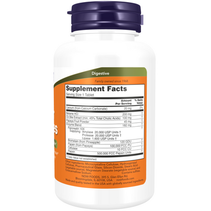 NOW Super Enzymes 90 TABLETAS