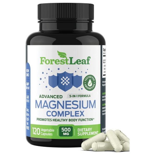 ForestLeaf Magnesium Complex 500mg, 120 cápsulas