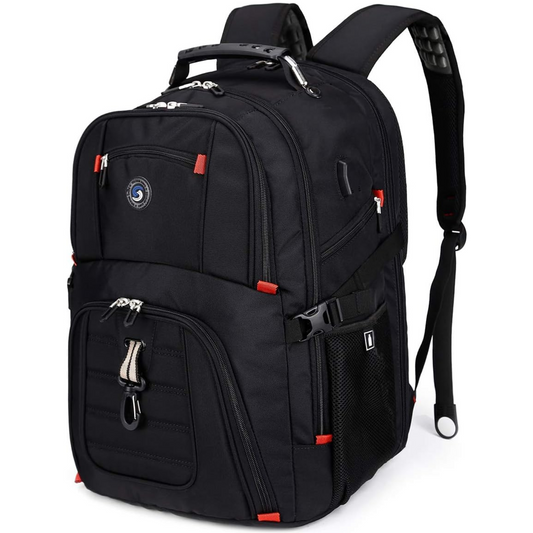 Shrradoo Mochila de viaje extragrande- Porta laptop de hasta 17 pulgadas