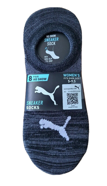 Pack de 8 Medias PUMA Para Mujer en MÚLTIPLES COLORES.