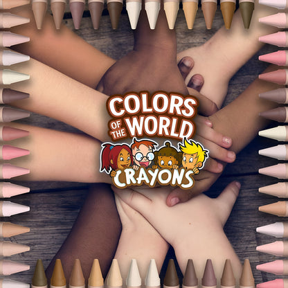 Crayola- Colors of the World 24 crayones, no tóxicos