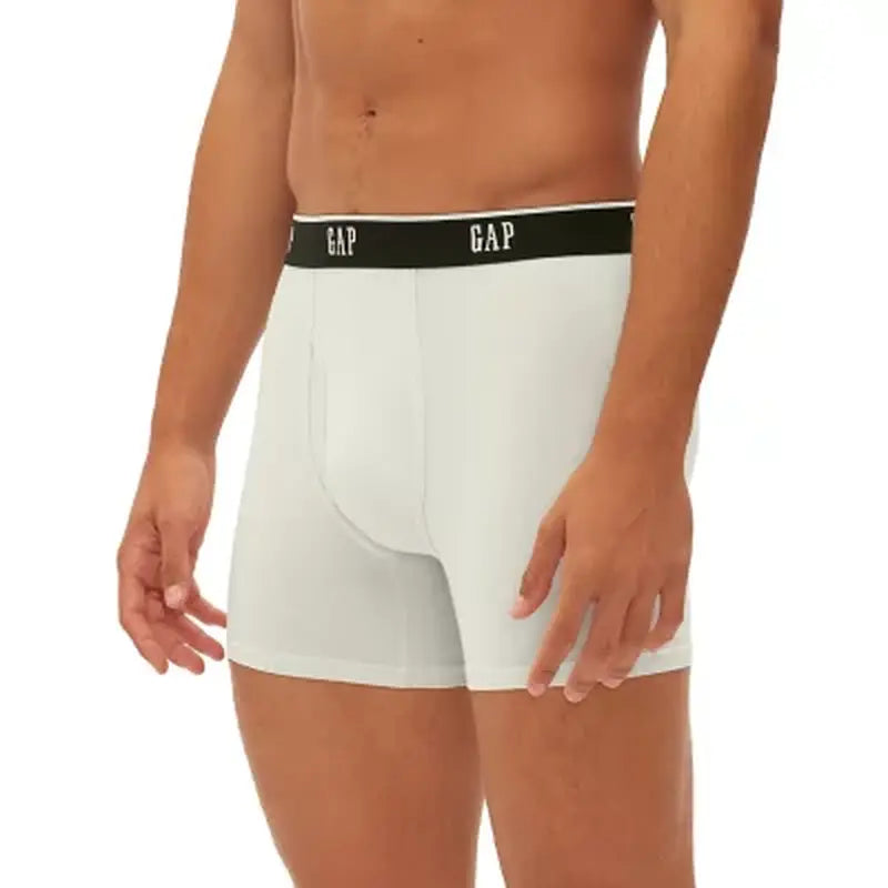 Gap Calzoncillos tipo bóxer ultrasuaves para hombre, paquete de 4