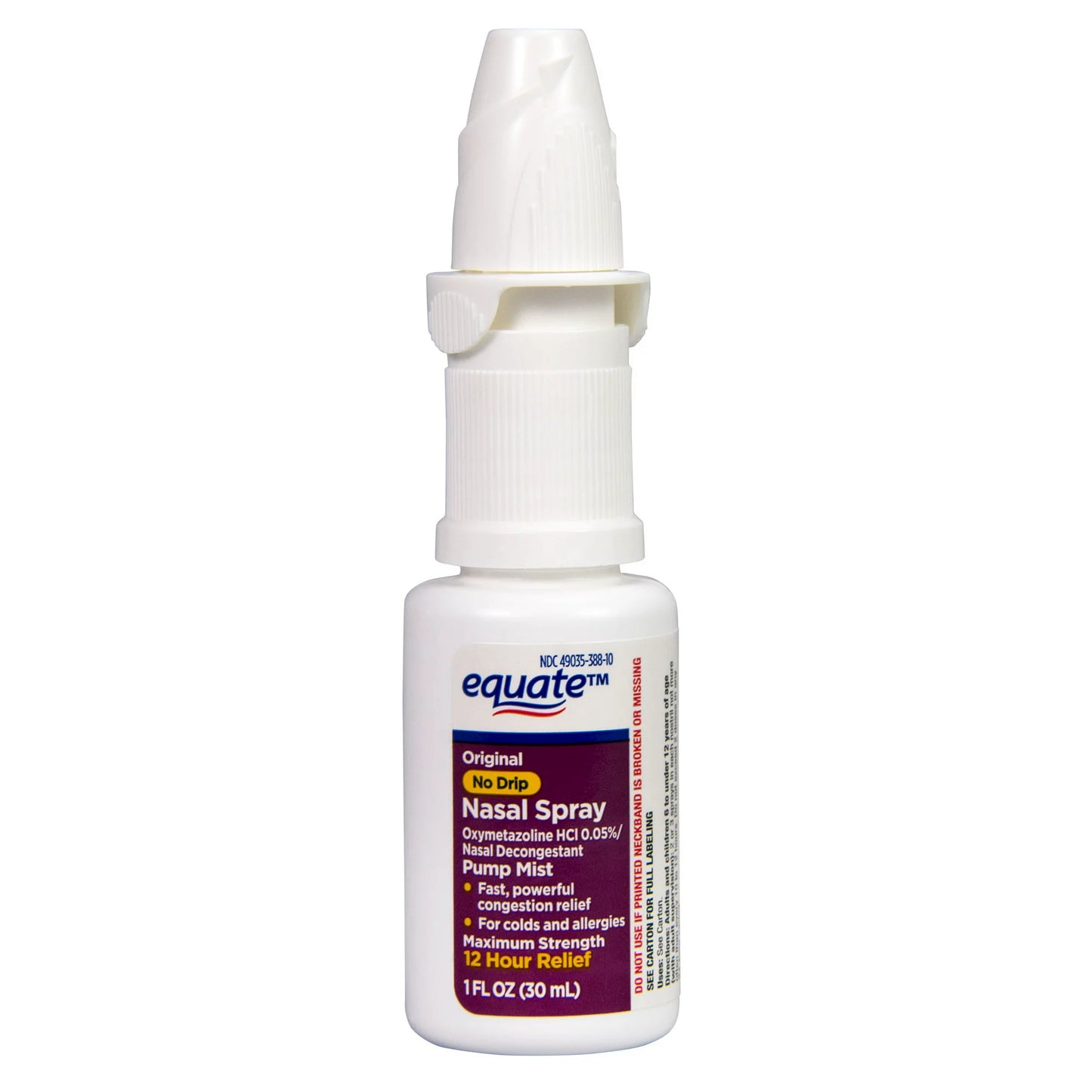 Equate No Drip - Nasal Spray 1FL OZ (30ml)