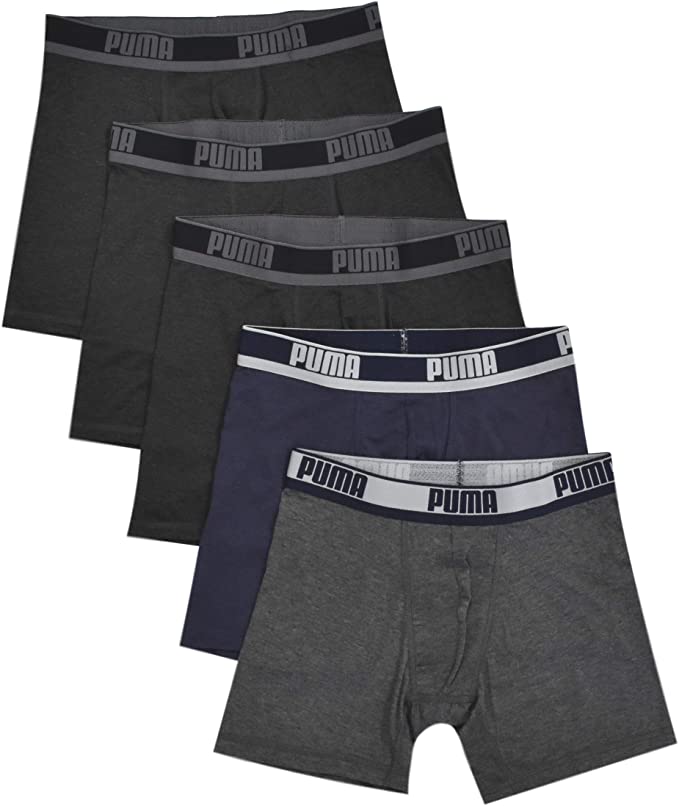 Puma Calzoncillos boxer de microfibra para hombre paquete de 5