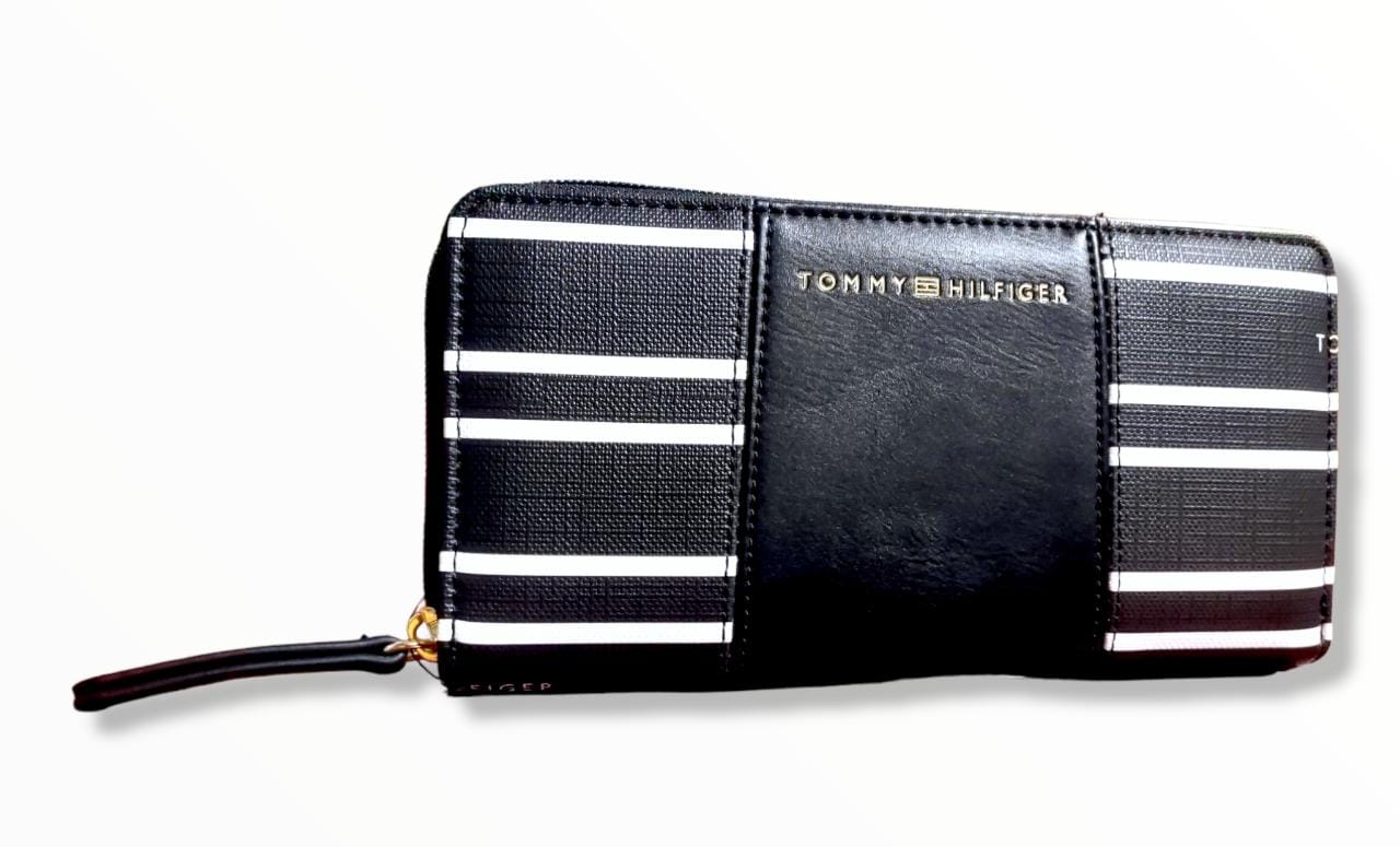 Tommy Hilfiger Continental Zip alrededor de la cartera para mujer